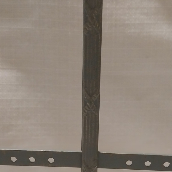 Anthropologie Green Patina Metal Jewelry Earring Stand with Bird & Baroque Base - Picture 6 of 6